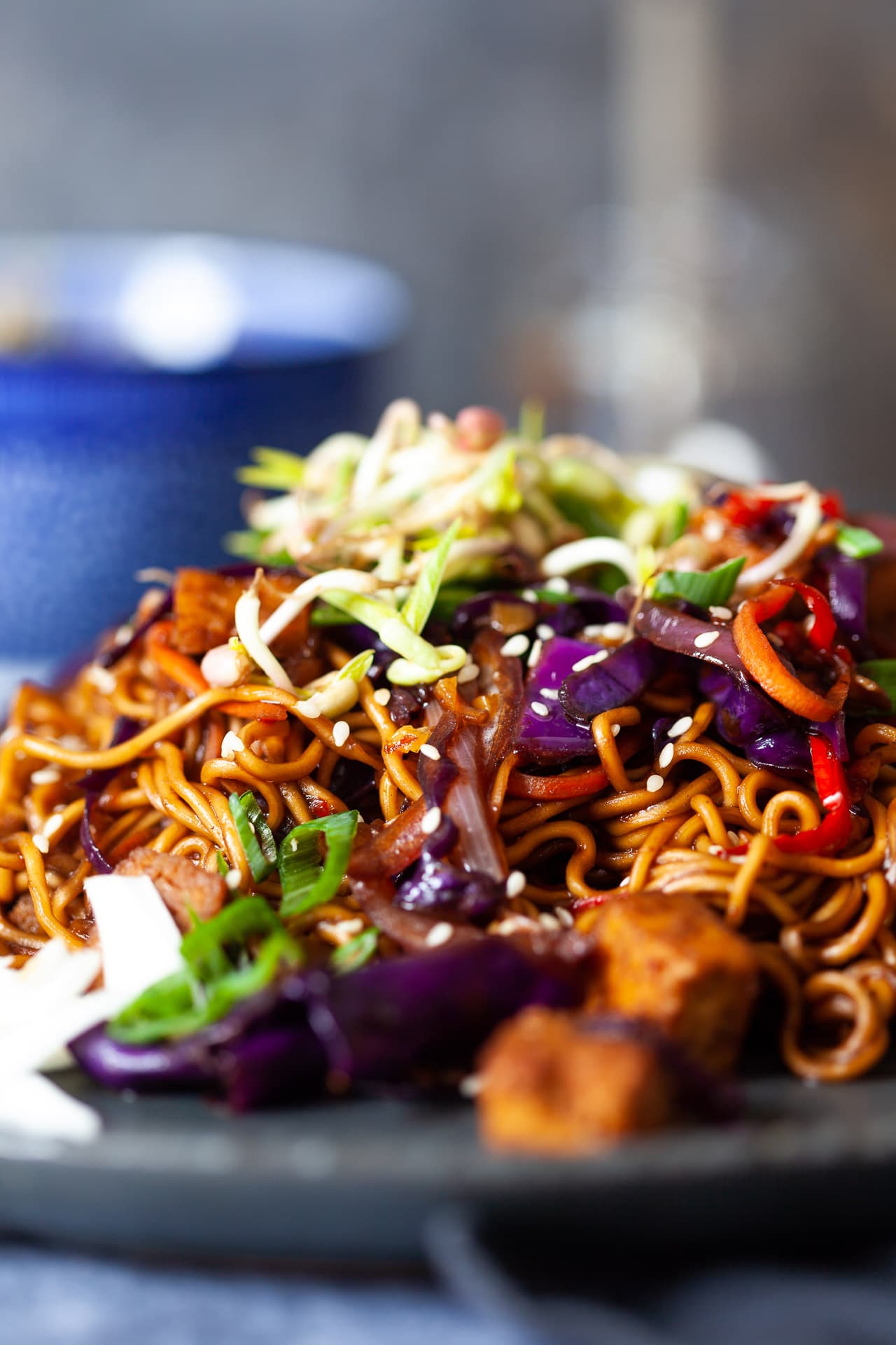 30-minutes Vegetable Tofu Lo Mein