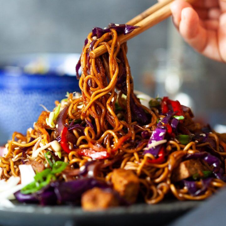 30-minutes Vegetable Tofu Lo Mein