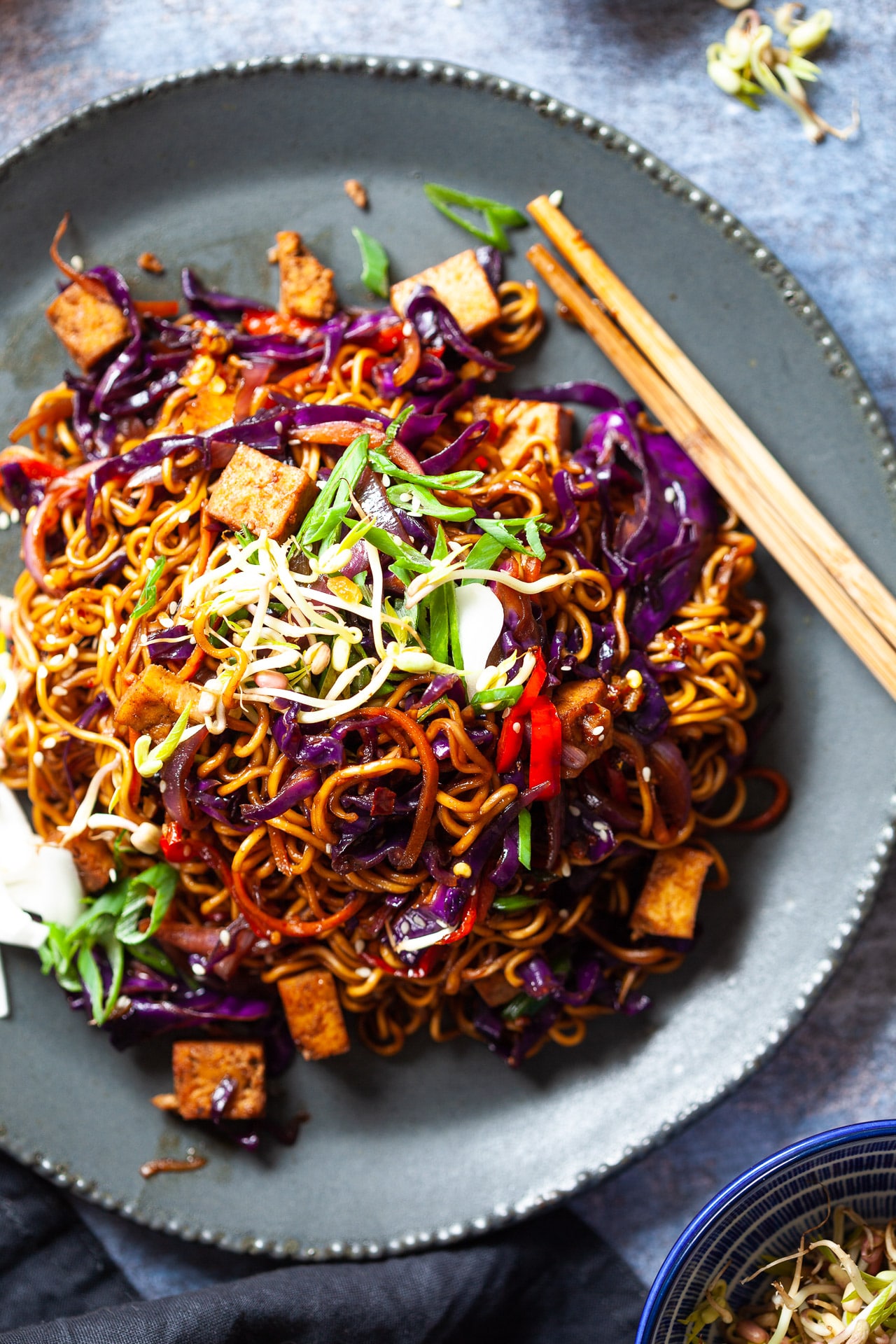 30-minutes Vegetable Tofu Lo Mein