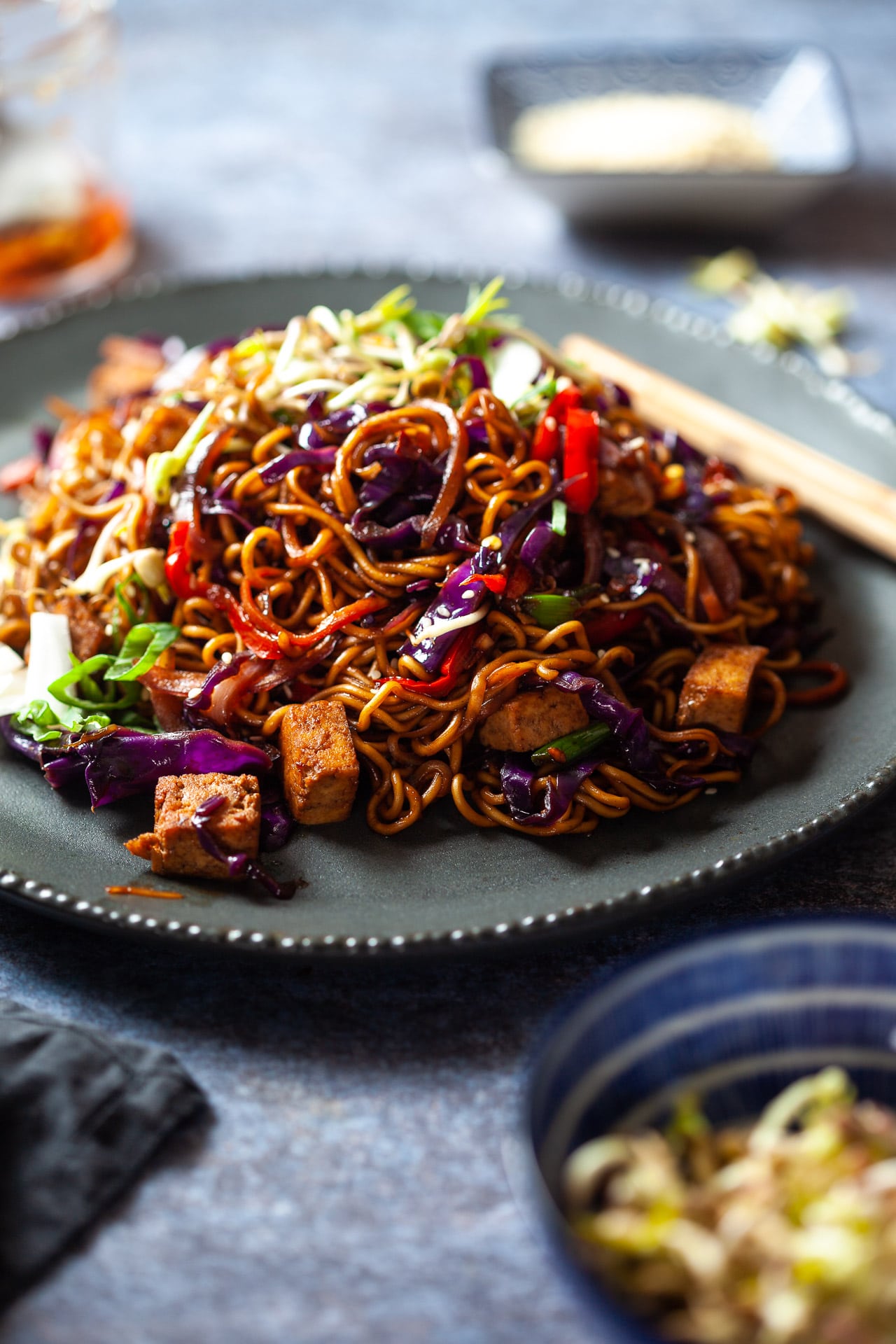 30-minutes Vegetable Tofu Lo Mein