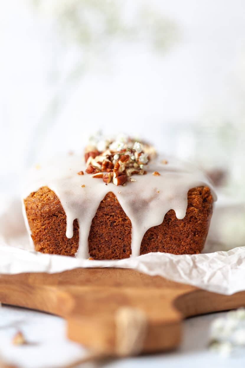 Vegan Carrot Cake Loaf