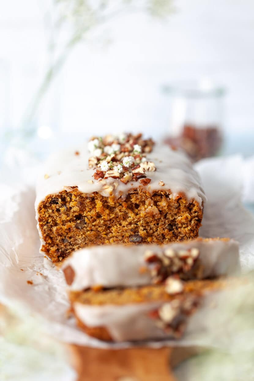 Vegan Carrot Cake Loaf