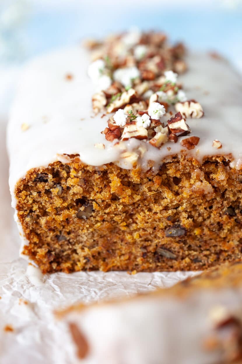 Vegan Carrot Cake Loaf