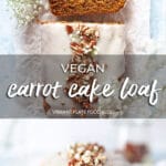 Vegan Carrot Cake Loaf