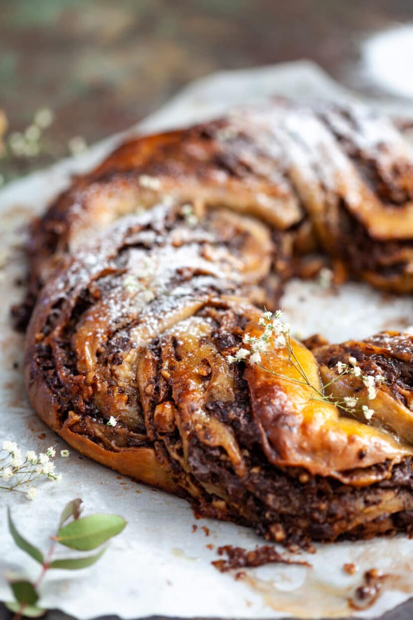 Vegan Walnut Twist Bread