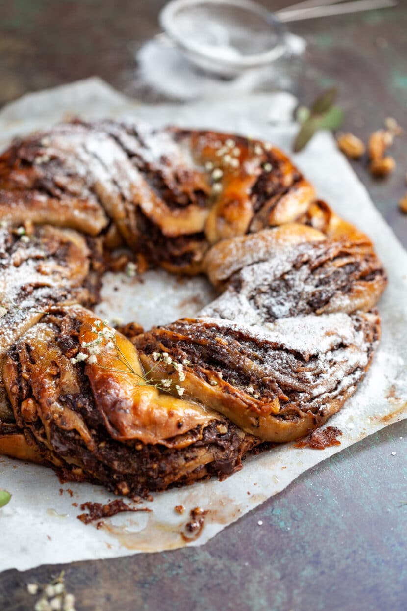 Vegan Walnut Twist Bread