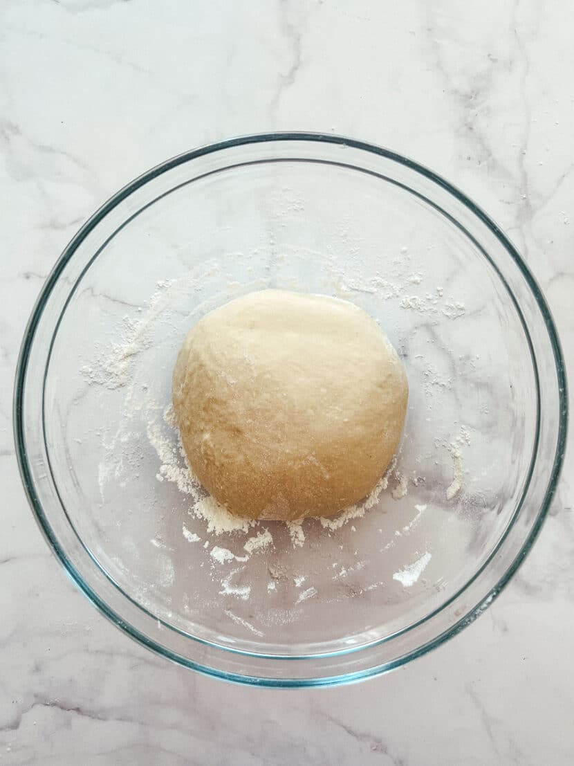 Dough ready for proofing