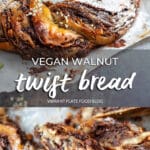 Vegan Walnut Twist Bread