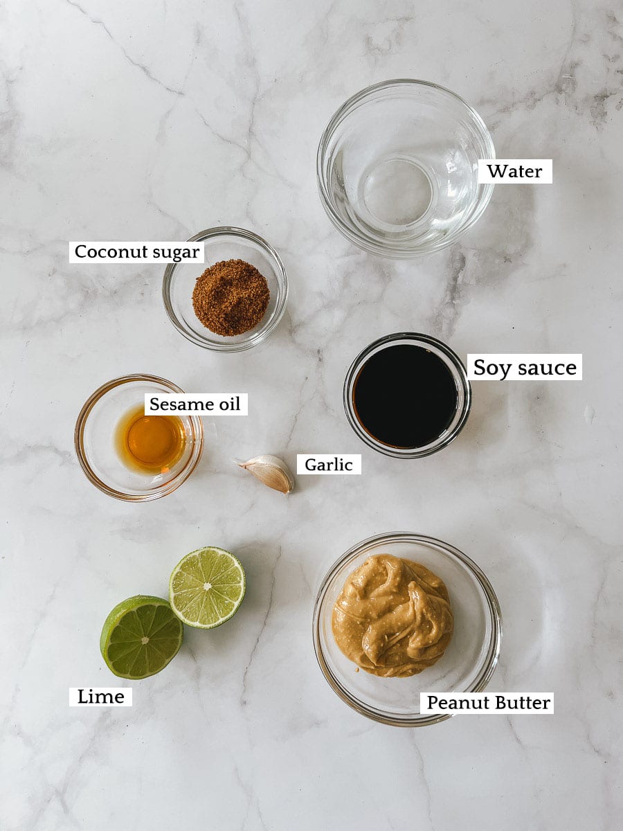 Peanut Dipping Sauce Ingredients