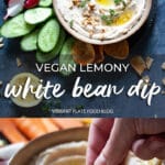 Vegan Lemony White Bean Dip