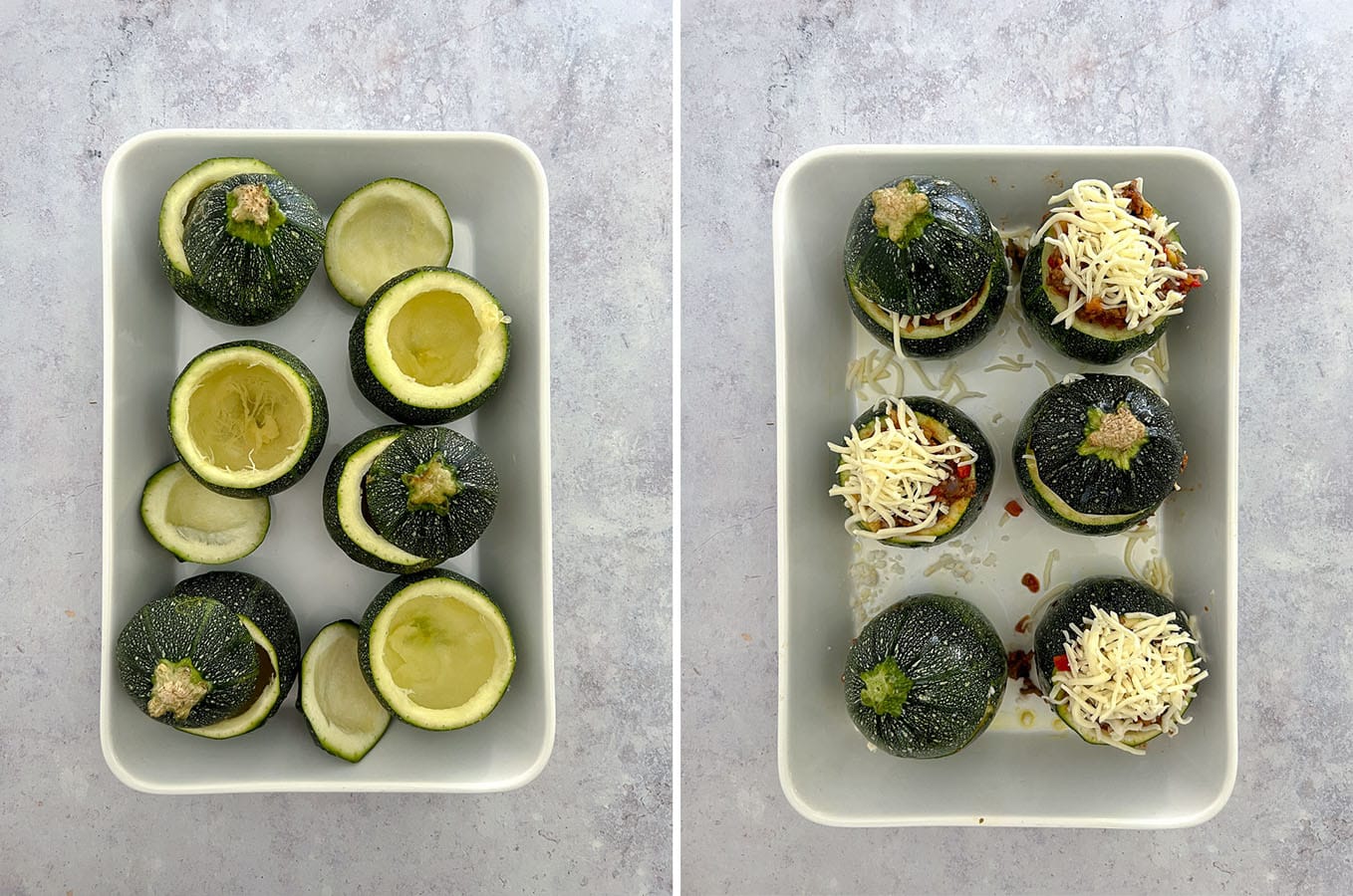 Vegan Baked Stuffed Squash How to make