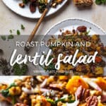 Roast Pumpkin and Lentil Salad