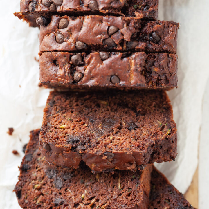 Vegan Chocolate Zucchini Bread