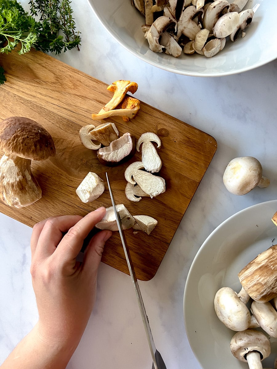 Vegan Mushroom Soup Ingredients