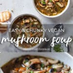 Easy Vegan Mushroom Soup