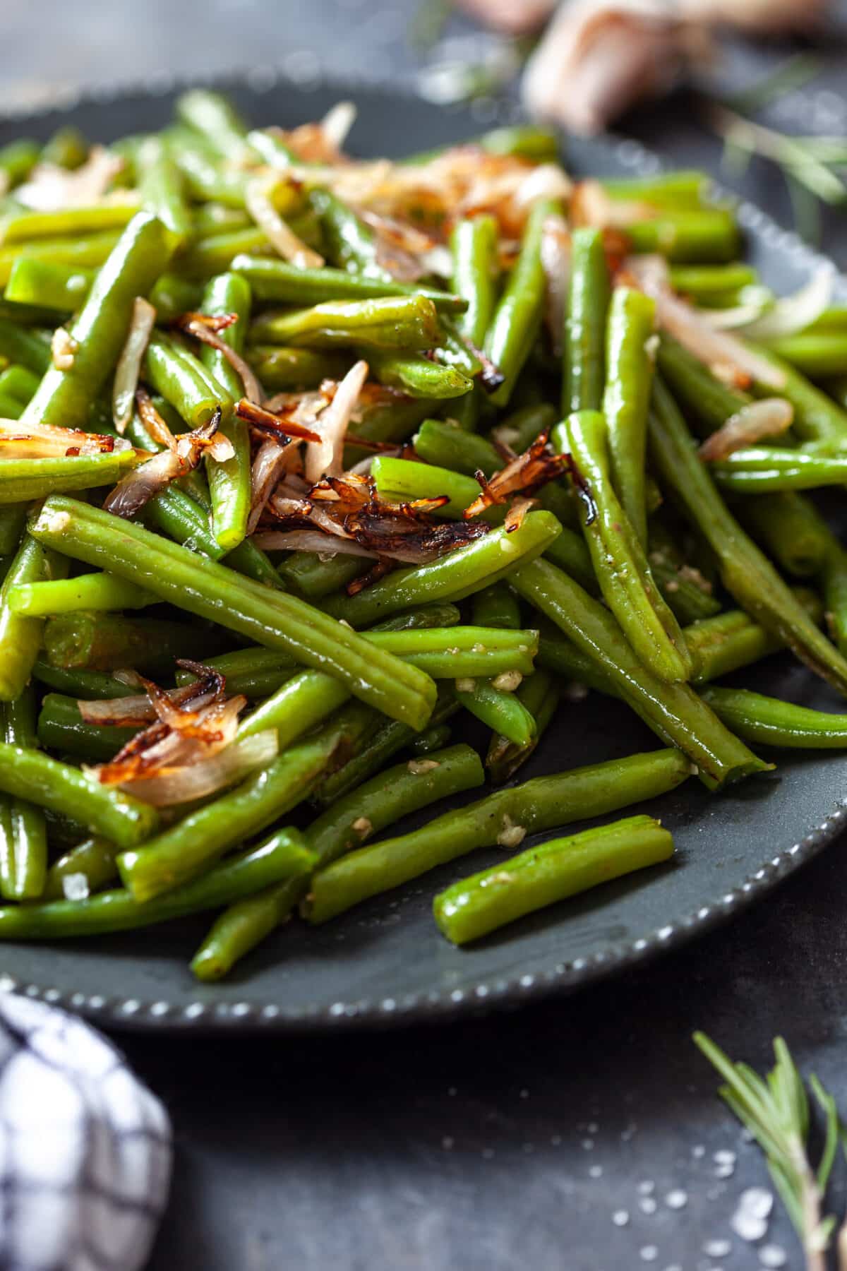 Best Garlic Green Beans Vibrant plate