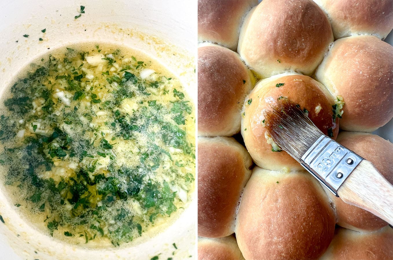 How to make Vegan Garlic Butter Dinner Rolls