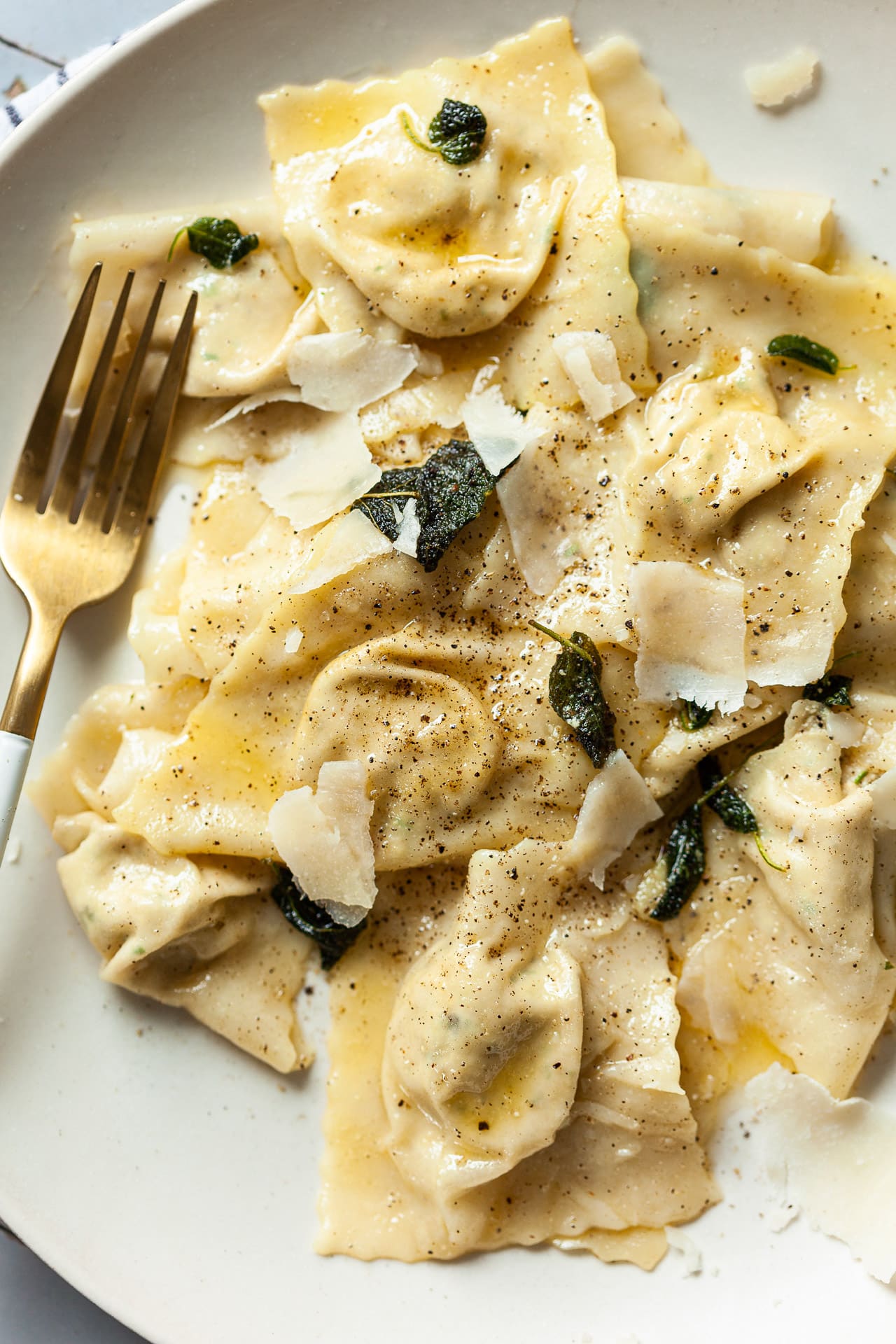 Vegan Tofu Ricotta Ravioli