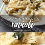 Vegan Tofu Ricotta Ravioli