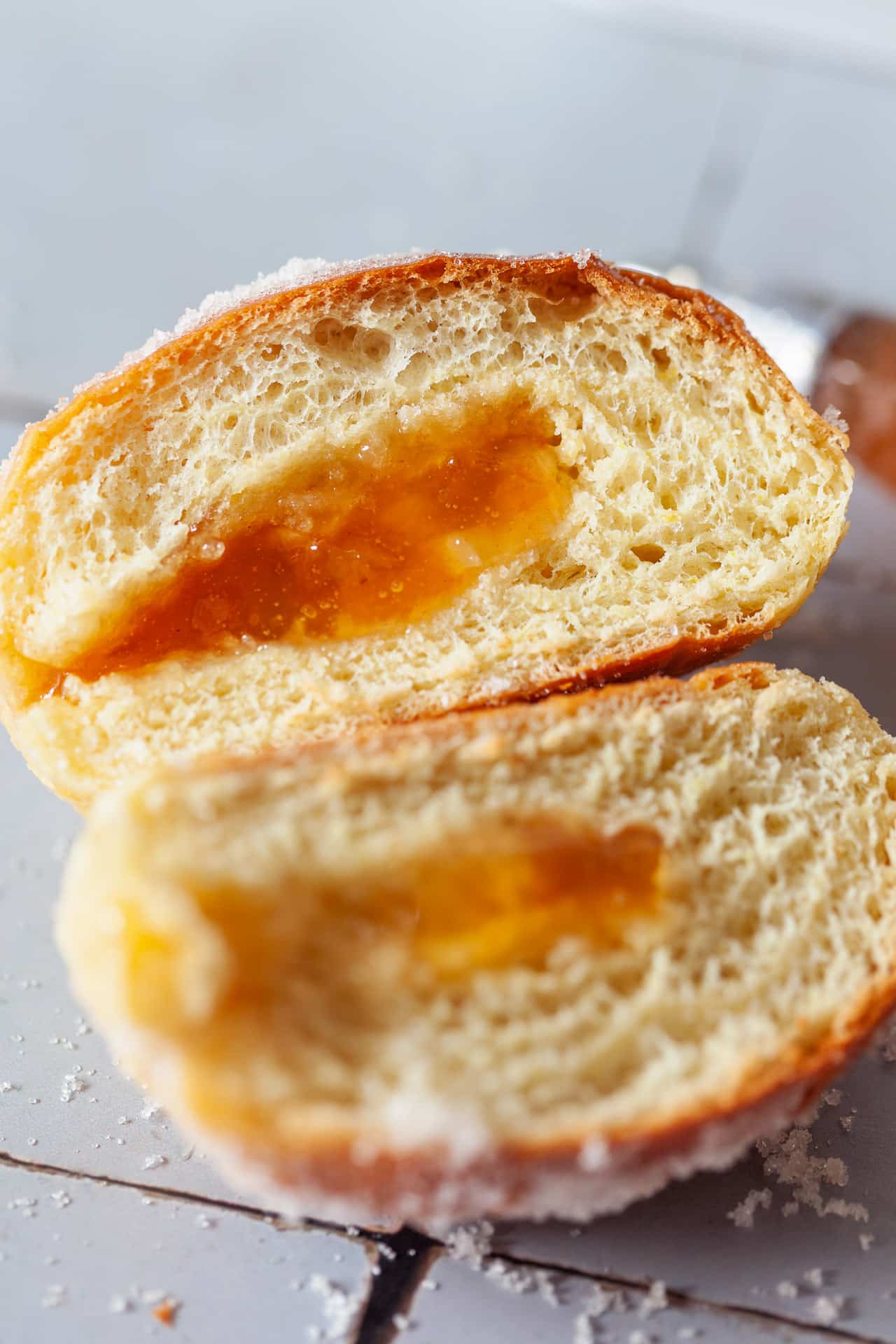 Vegan Baked Berliner Donuts