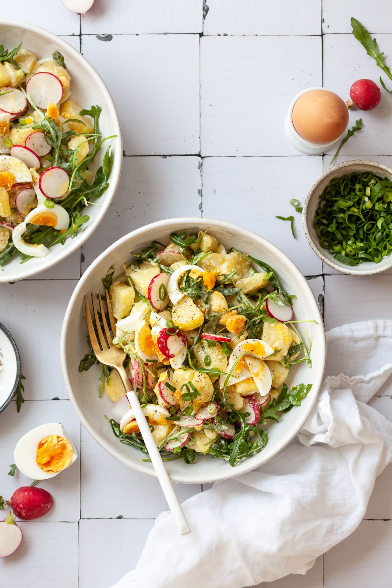 Spring Potato Salad with Eggs