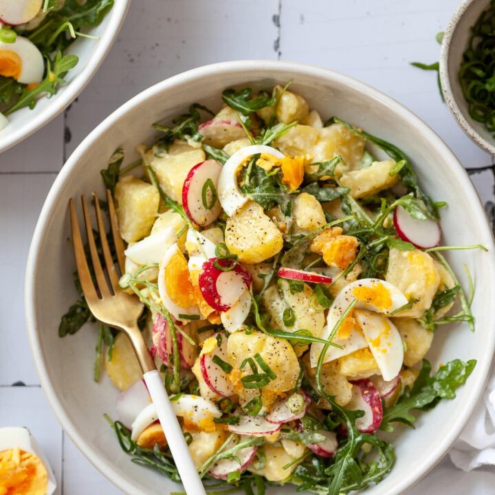 Spring Potato Salad with Eggs