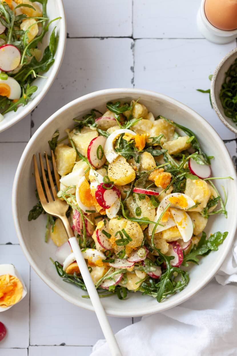 Spring Potato Salad with Eggs