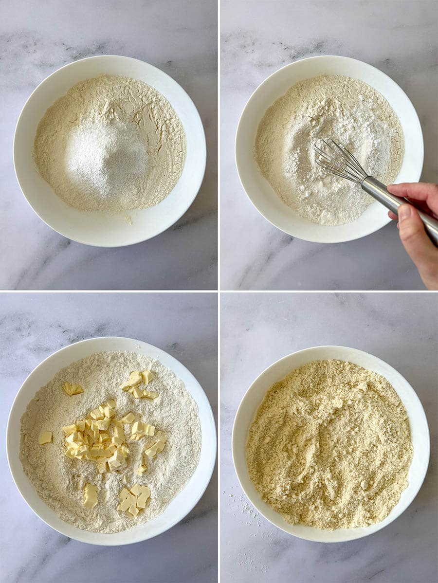 How to make the vegan shortcakes dough