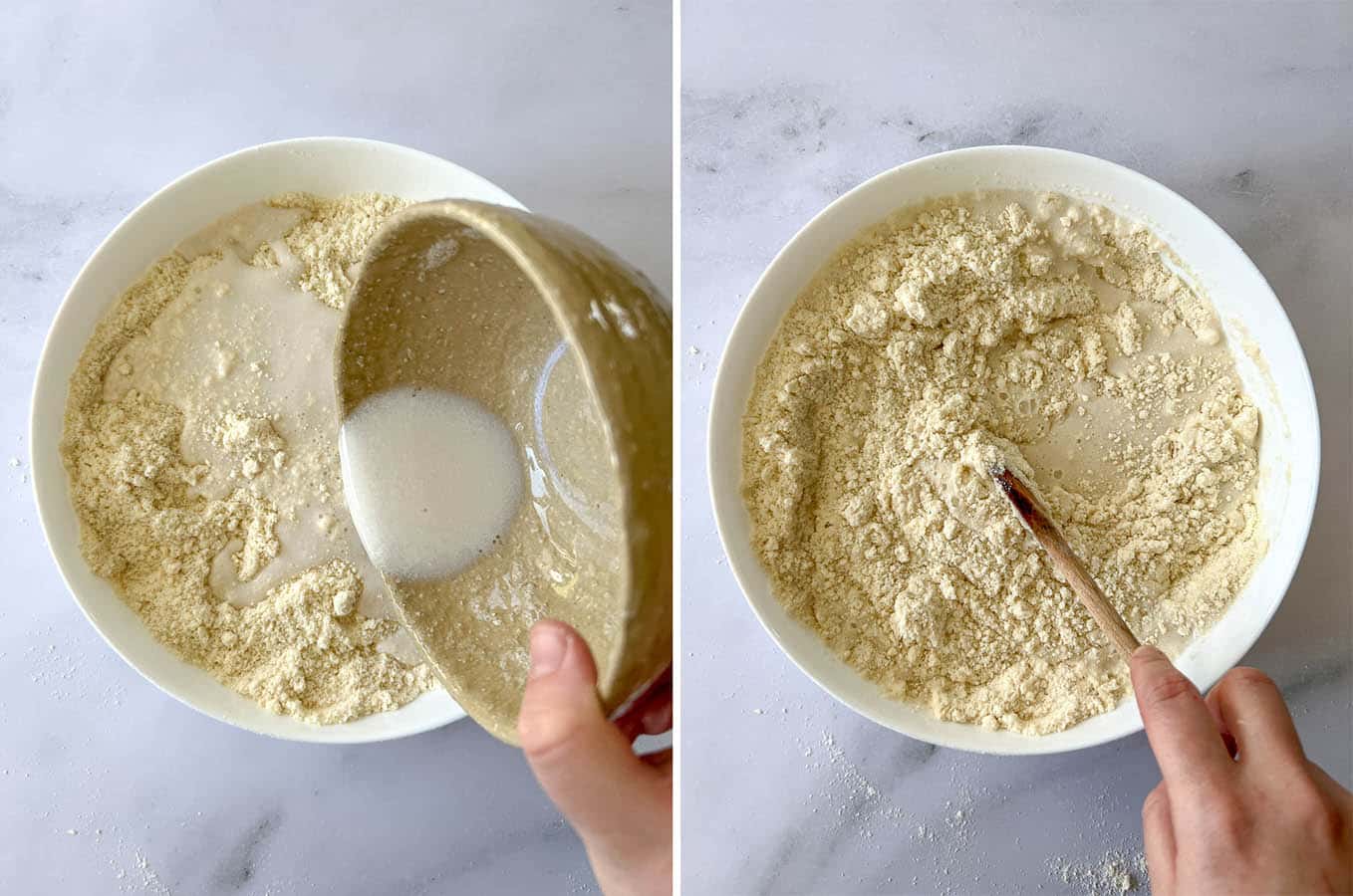 How to make the vegan shortcakes dough