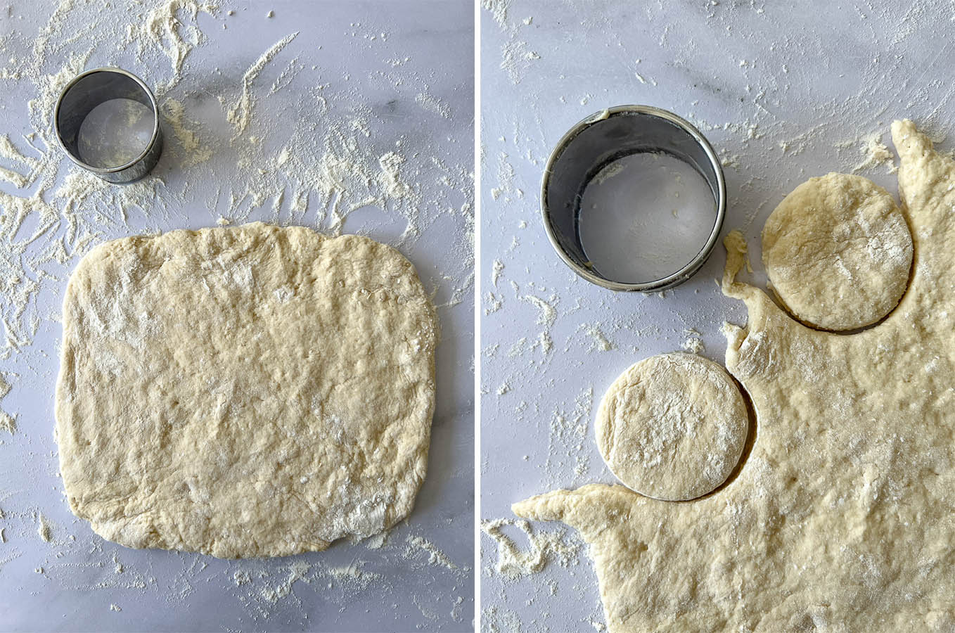 How to make the vegan shortcakes dough