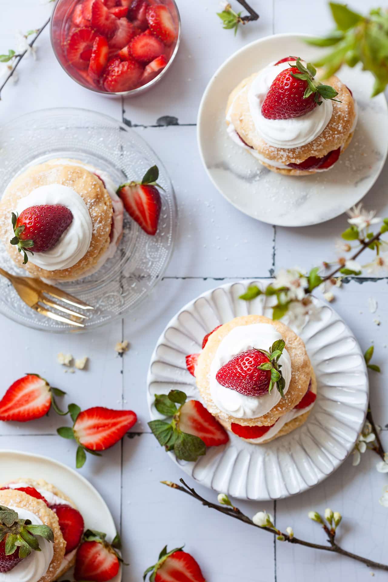 Vegan Strawberry Shortcakes