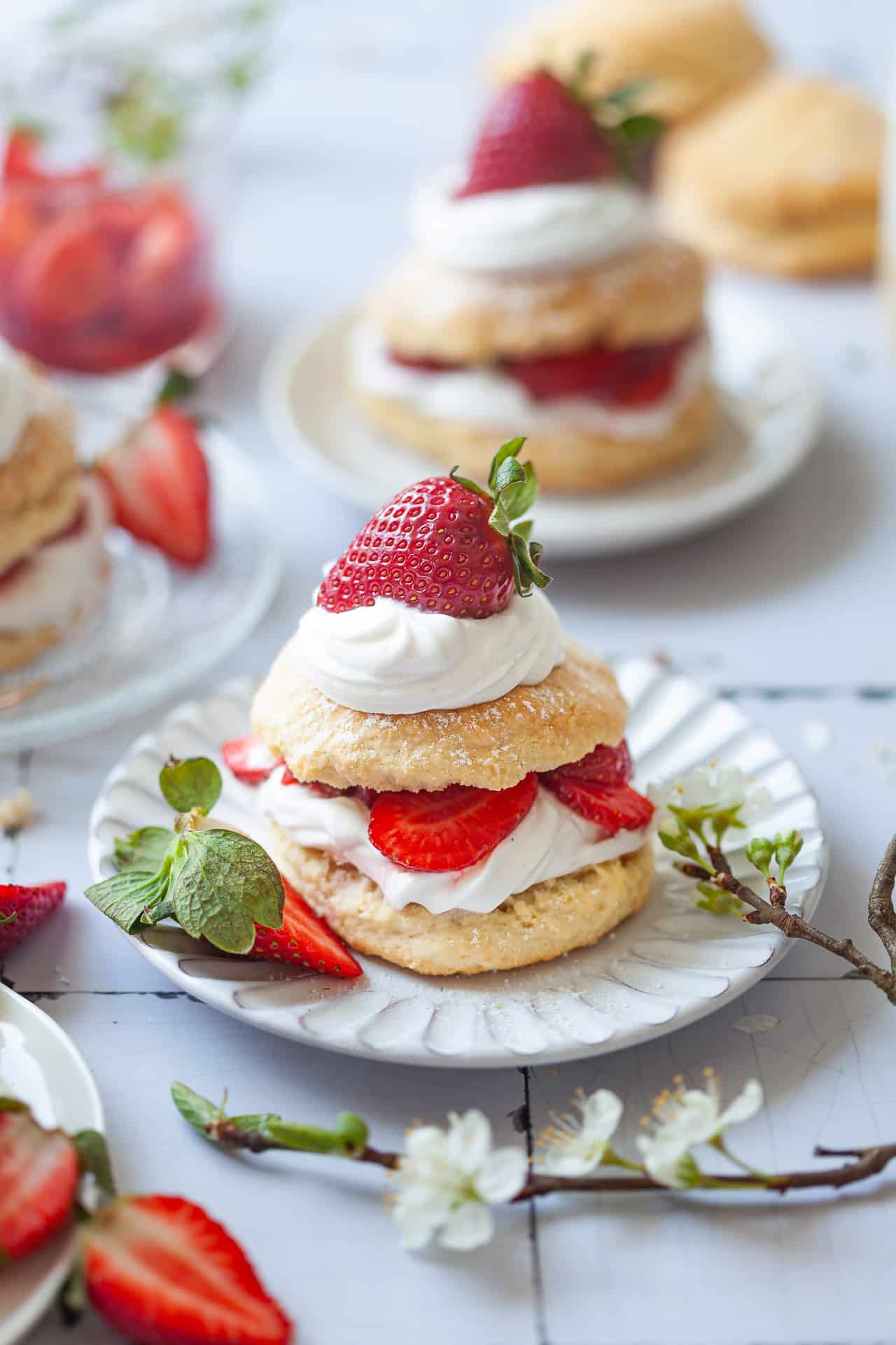 Vegan Strawberry Shortcakes