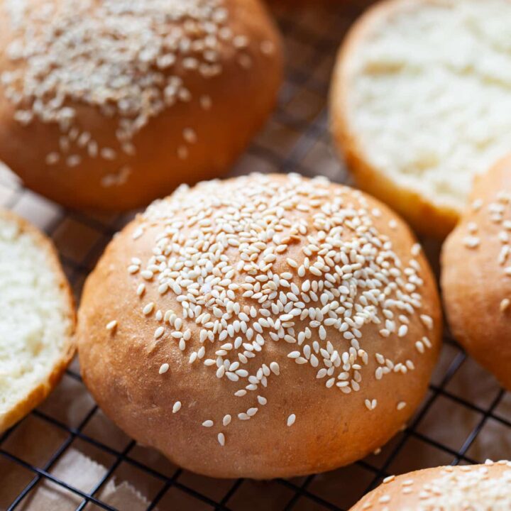 Homemade Vegan Burger Buns