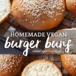 Homemade Vegan Burger Buns