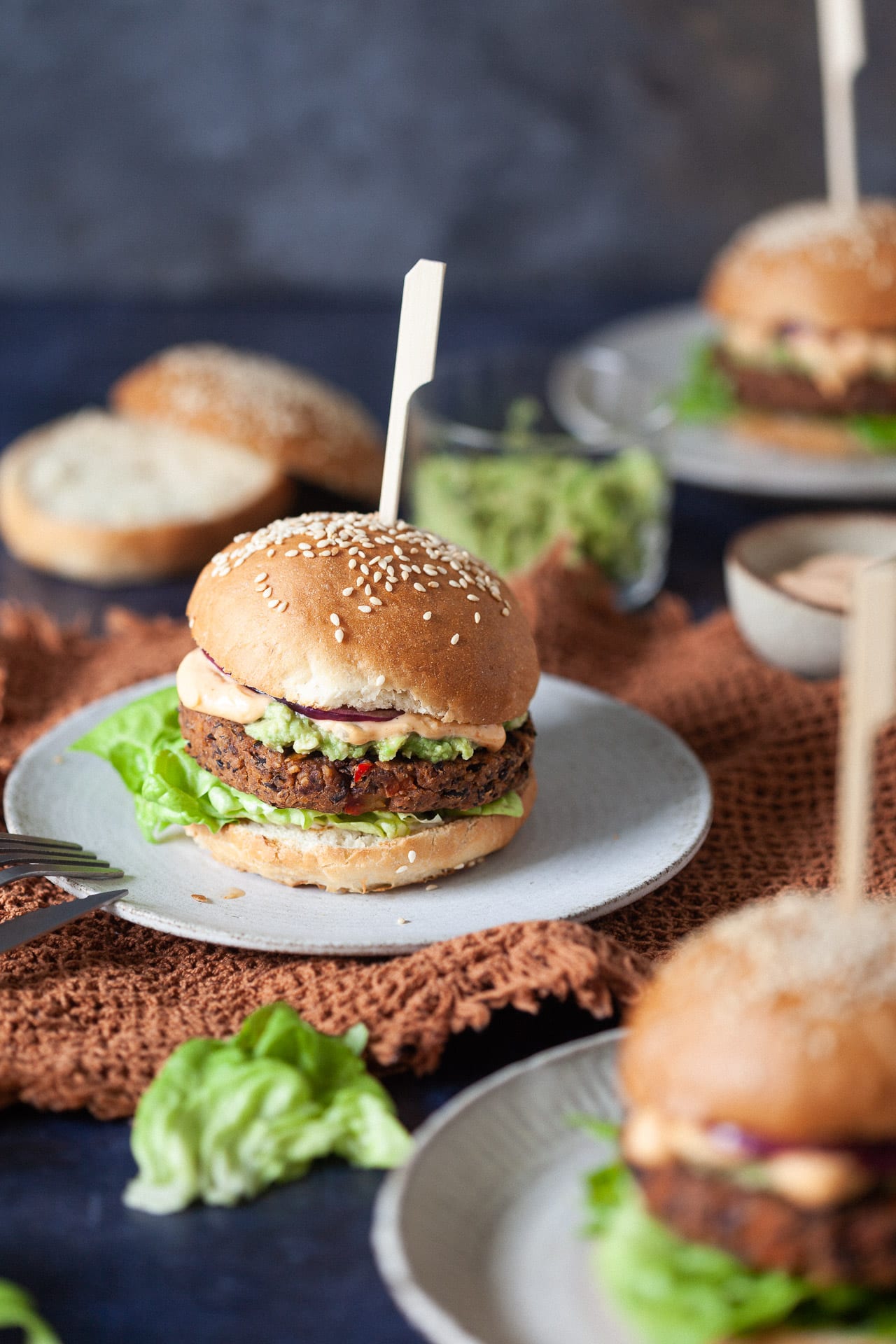 Vegan Black Bean Burgers