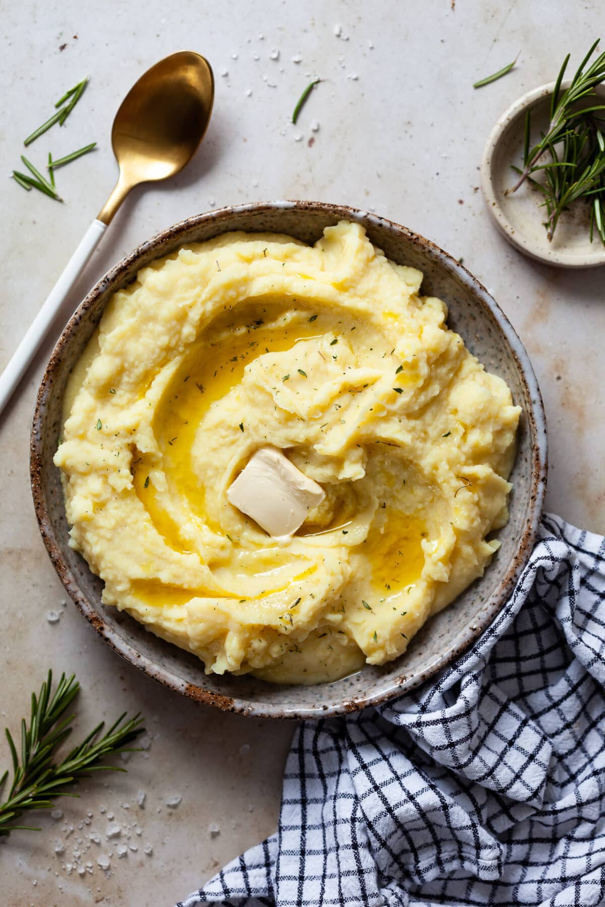 Vegan Mashed Potatoes Vibrant plate