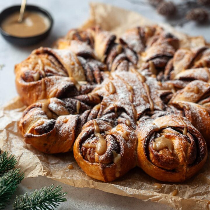 Dairy-Free Chocolate Snowflake Bread