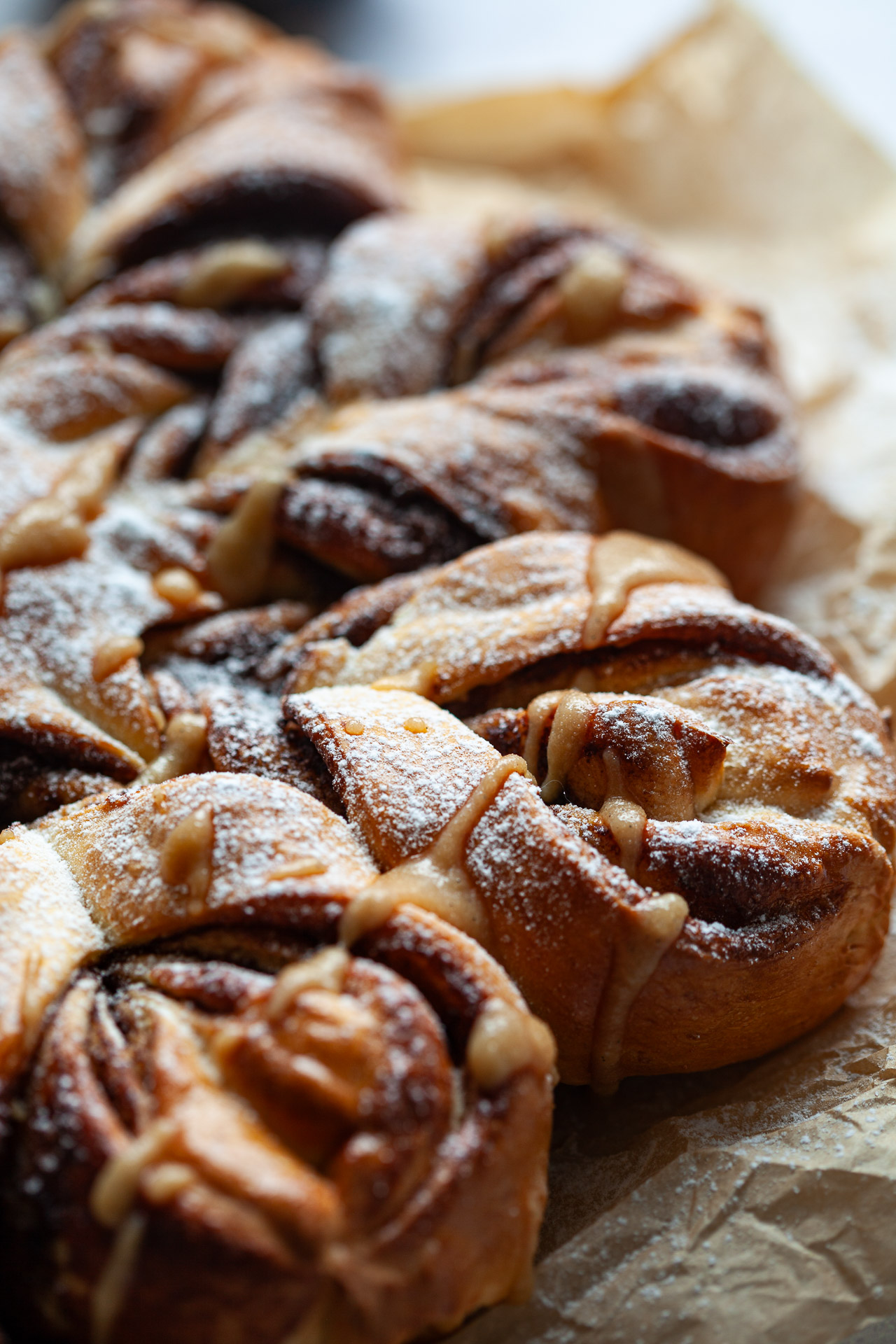 Dairy-Free Chocolate Snowflake Bread