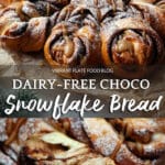 Dairy-Free Chocolate Snowflake Bread