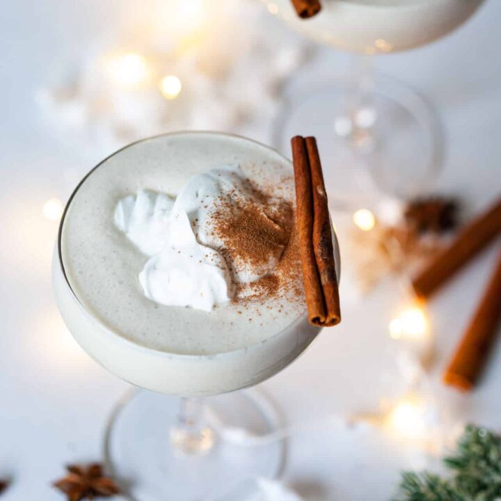 10-minute Easy Vegan Eggnog