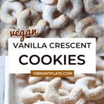 Vegan Vanilla Crescent Cookies (Vanillekipferl)