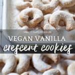 Vegan Vanilla Crescent Cookies (Vanillekipferl)