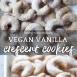 Vegan Vanilla Crescent Cookies (Vanillekipferl)