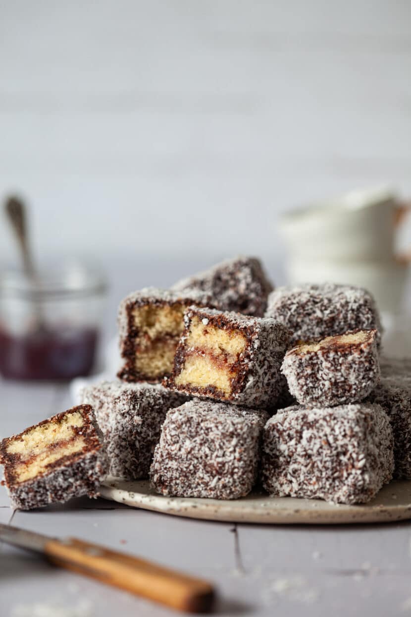 Homemade Vegan Lamingtons