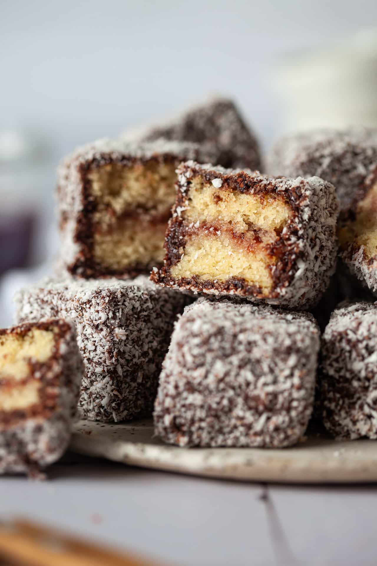 Homemade Vegan Lamingtons