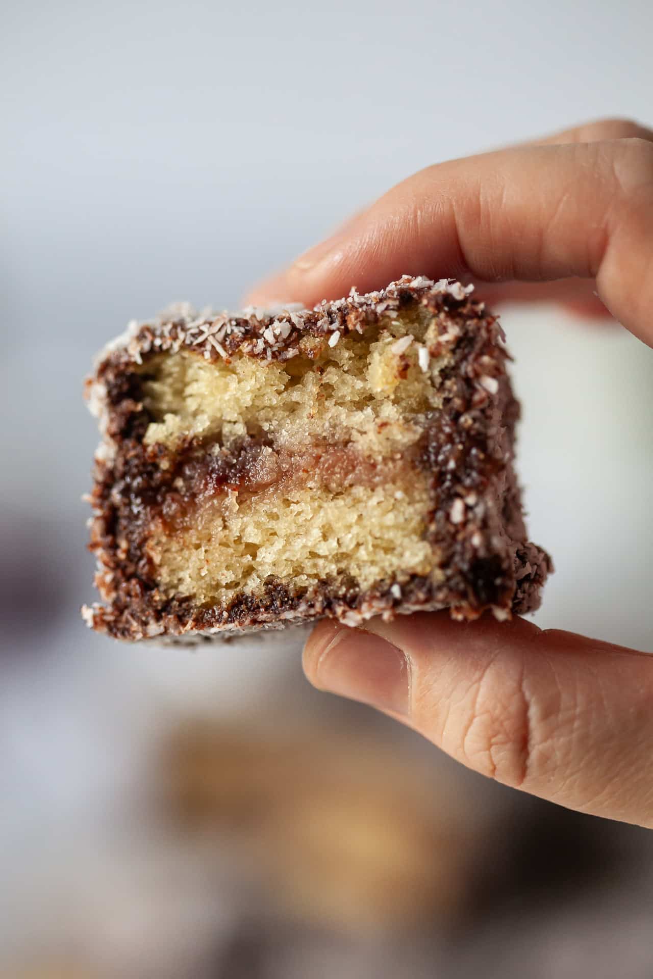 Homemade Vegan Lamingtons