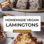 Homemade Vegan Lamingtons Recipe