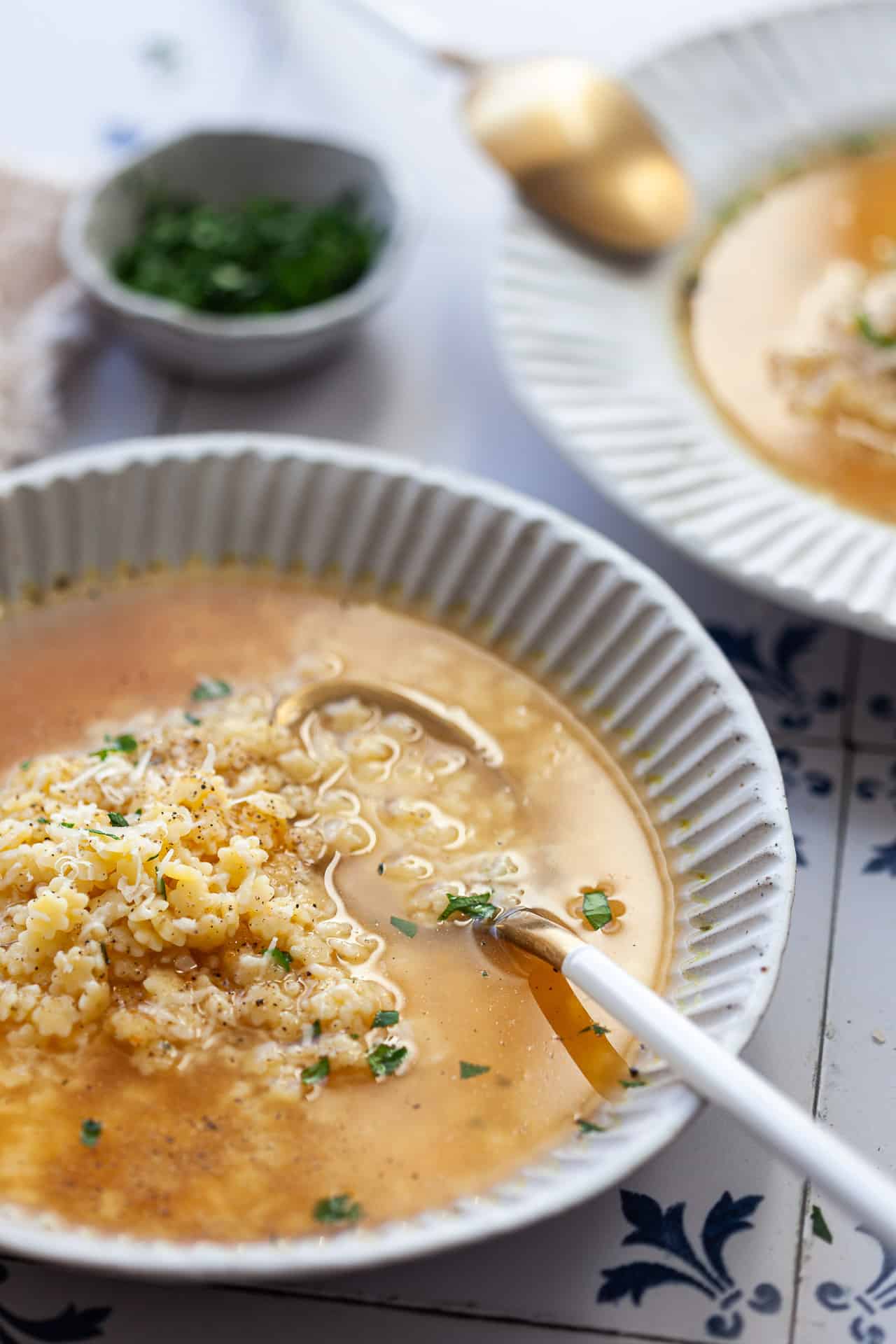 Vegan Italian Pastina Soup Recipe