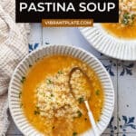 Vegan Italian Pastina Soup Recipe