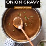 Easy Vegan Onion Gravy